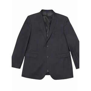 English Laundry Christopher Wicks Black Blazer Sport Coat 44R Lined 2 Button